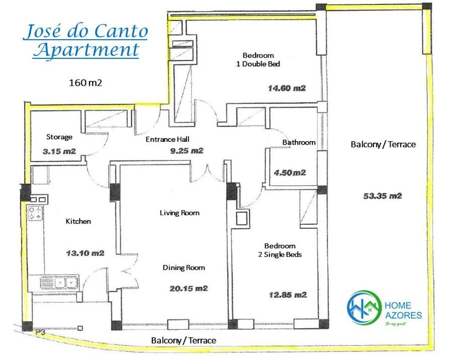 Home Azores - Jose Do Canto Apartment Ponta Delgada  Luaran gambar